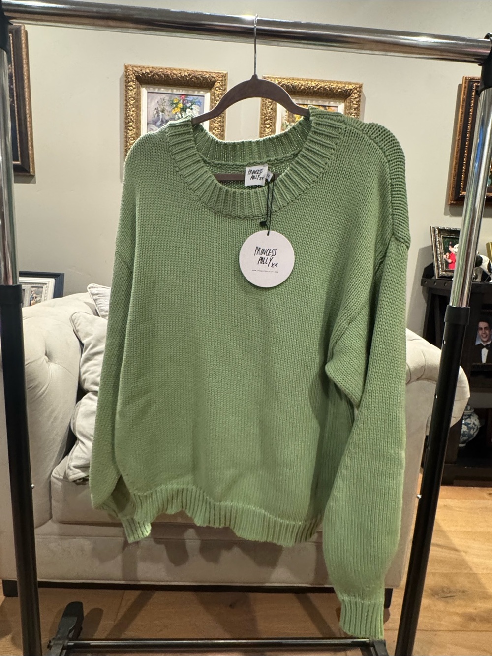 Princess Polly Oversized Crewneck Knit Sweater